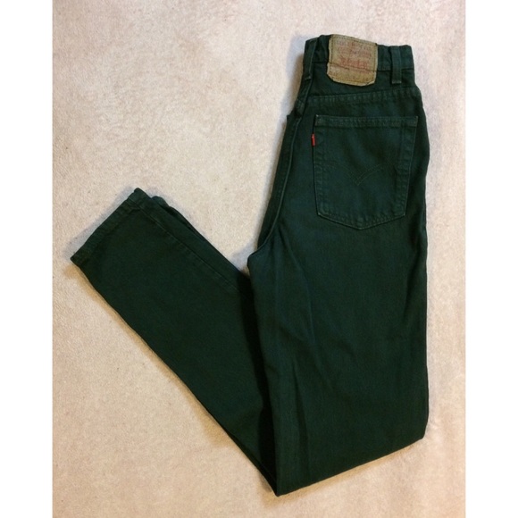 levis 512 green